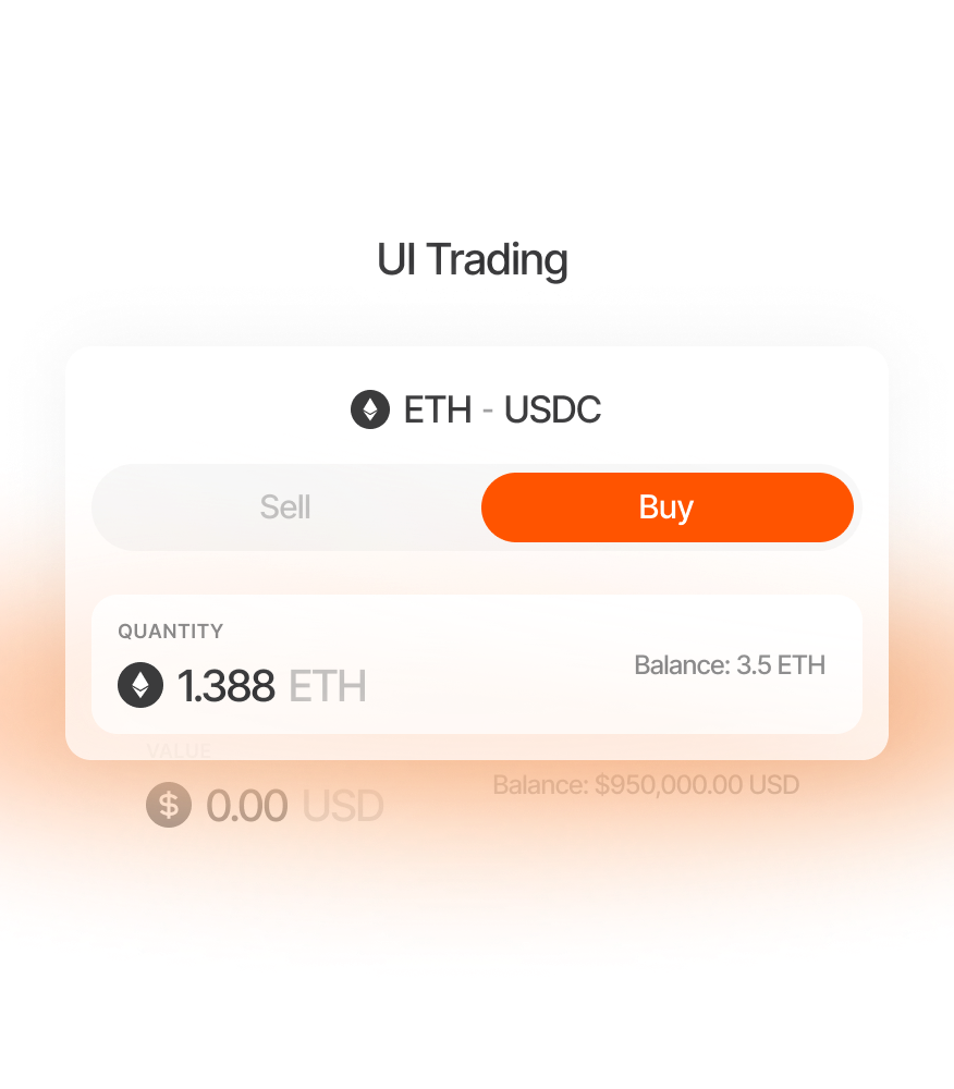 Illustration of institutional crypto trading infrastructure, showing seamless market order execution under SCRYPT’s unified, Swiss-licensed platform.